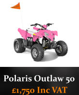 Polaris Outlaw 50 £1,750 Inc VAT