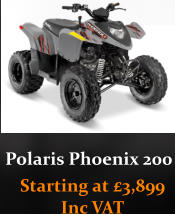 Polaris Phoenix 200 Starting at £3,899 Inc VAT